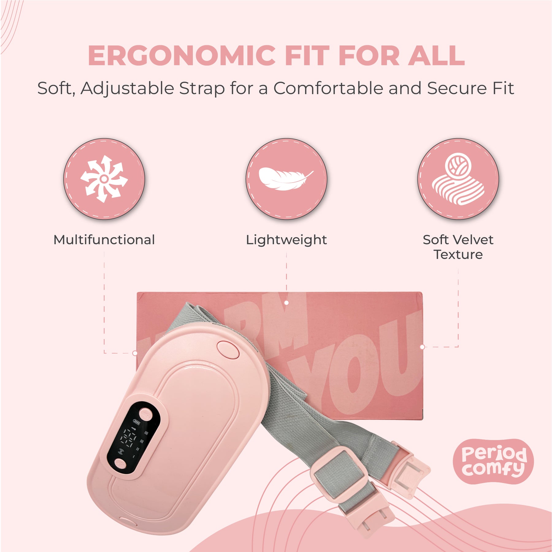 Period Comfy Cramp Massager – Instant Relief for Menstrual Pain